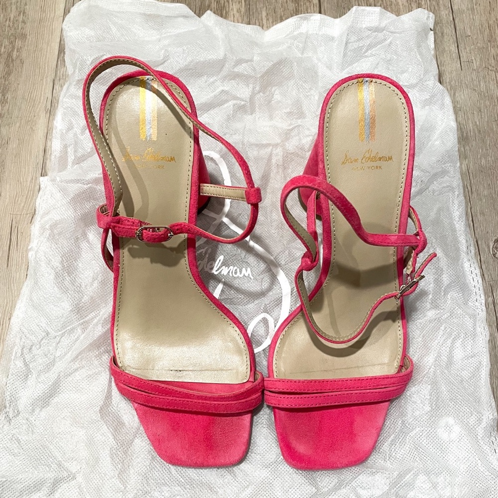 Sam Edelman “Kit Slingback” Block Heel